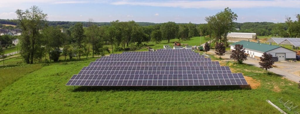 Maryland farm solar array experienced local installer Aurora Energy Inc.