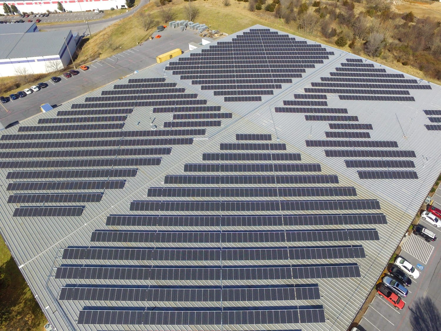 Shenandoah Virginia solar warehouse commercial installer Aurora Energy Inc.