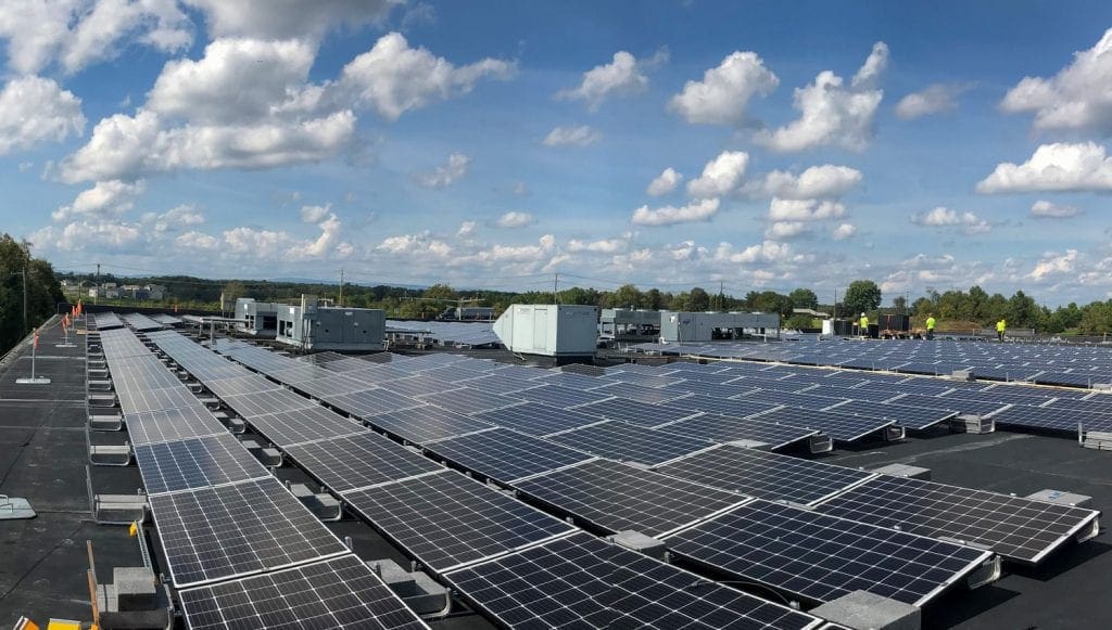 commercial solar for warehouse Virginia Aurora Energy Inc.