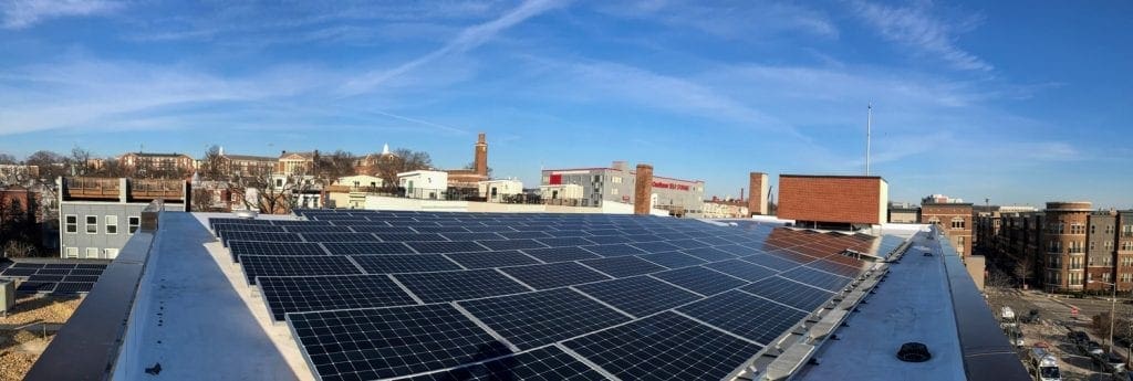 120 Q Street rooftop solar installation Washington DC commercial solar