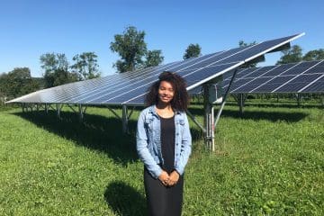 summer marketing intern Tayla - Aurora Energy Inc. commercial solar installers in DC/VA/MD