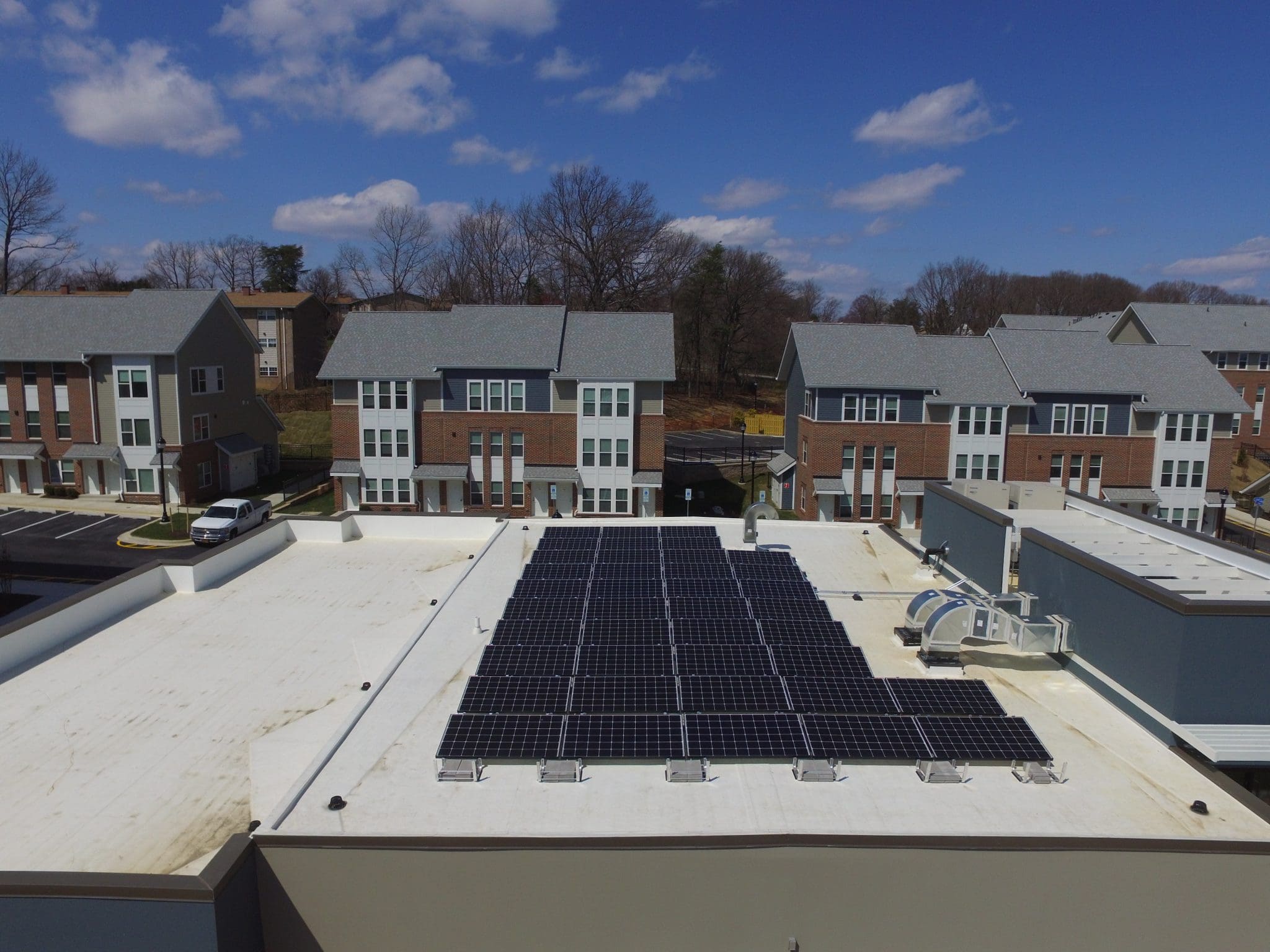 Heritage Overlook solar array installed by Aurora Energy